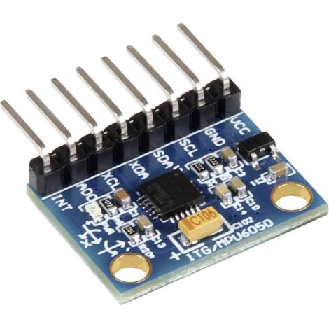 Joy-it MPU6050 Accelerometro 1 pz. Adatto per (kit di sviluppo): BBC micro:bit, Arduino, Raspberry Pi®, Rock Pi, Banana (1/3)
