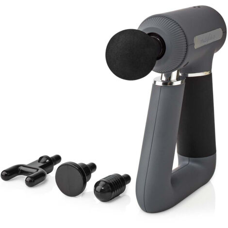 Pistola per massaggio sportivo Nedis HCMSG300 grigia (1/5)