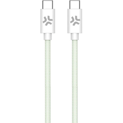 Celly USBCUSBCCOTTGN cavo USBUSB 1,5 m USB C Verde, White (1/4)