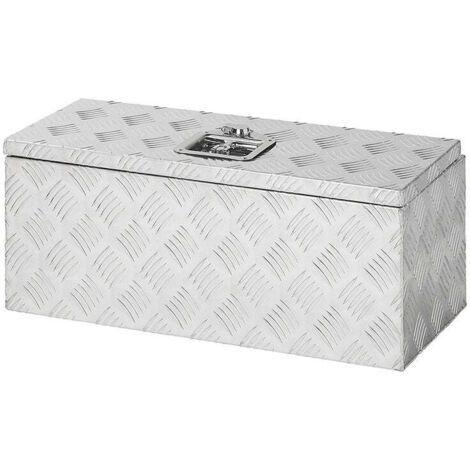 Cassetta porta attrezzi in alluminio per lato rimorchio 600 x 250 x 250 mm (1/5)