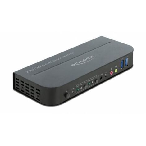 Delock 11481 Switch KVM HDMI nero 4K 60 Hz (1/4)