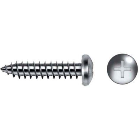 Scatola a viti CELO Ø 5,5 mm 5,5 x 25 mm 25 mm Vite per lamiera 250 Unità Zincato