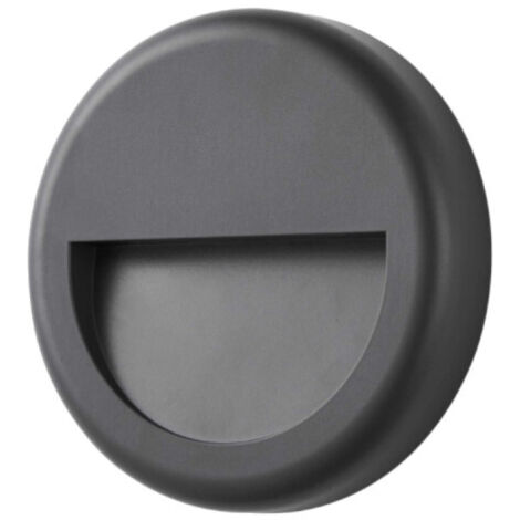 Applique LED 6w 70lm 4000k luce diurna IP65 ø14x2,8cm tondo EDM (1/4)