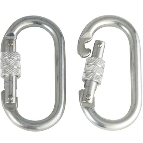 Moschettone Ponsa Di sicurezza Alluminio 150 x 57 mm (2 Unità)