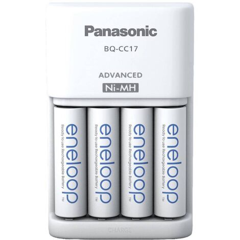Caricabatteria Panasonic Eneloop Smart BQ-CC17 con 4xAA 2000mAh [K-KJ17MCD40E]