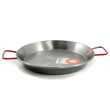 Padella per paella valenciana de 36 cm. lucidata per 7 persone