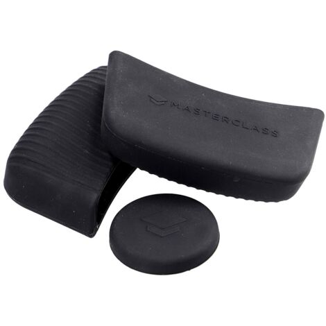 MasterClass Set of 3 Grips of Silicone Casserole Holders of Cast Aluminium (1/5)