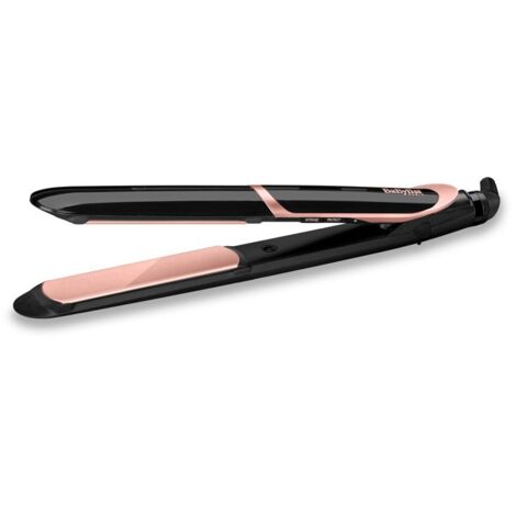 Piastra per Capelli in Ceramica Babyliss Super Smooth 235�C - Modello ST391E, Nero e Oro Rosa