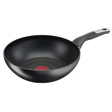 Padella Tefal G2551972 in Alluminio Nero, Diametro 28 cm, Ideale per Cotture Uniformi