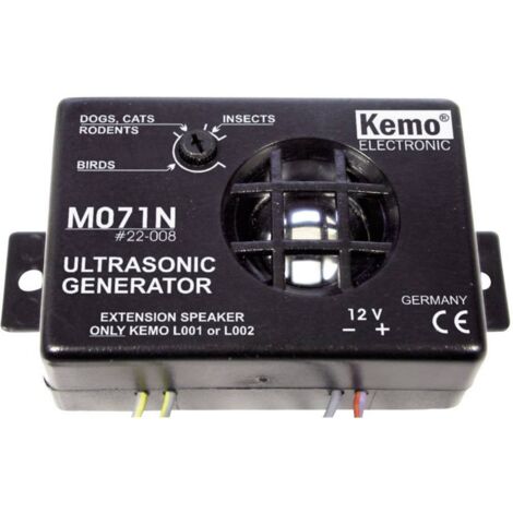 Deterrente per animali nocivi ad ultrasuoni Kemo M071N