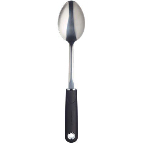 MasterClass Cucchiaio da cucina con impugnatura morbida, acciaio inox, 33,5 cm (1/4)