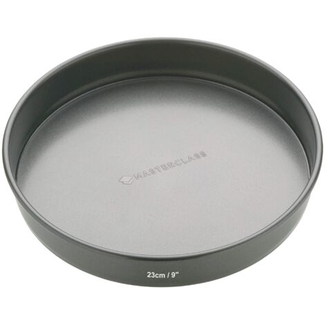 Kitchen Craft Stampo per torte rotondo staccabile, acciaio, nero (1/4)