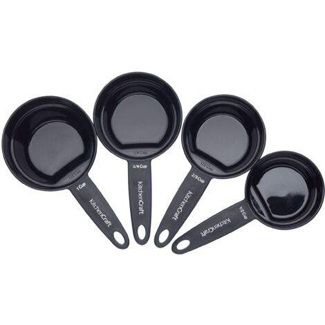 KC BLUE Easy Store Set di 4 misurini magnetici, nero (1/3)