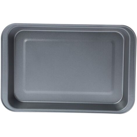 KitchenCraft Vassoio per arrostire e cuocere con rivestimento antiaderente, sicuro per gli alimenti, sicuro per il congelatore, 37 x 25 x 4,5 cm (1/2)