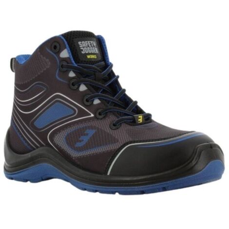 Scarpa di sicurezza alta e senza metallo - SAFETY JOGGER - FLOW S1P MID - 45 - 011288 T.45 (1/5)