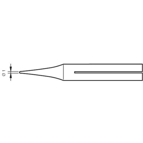 Punta di saldatura R05D 1mm Per saldatori di stagno 30ST/40ST/SL2020/IN2100 da JBC
