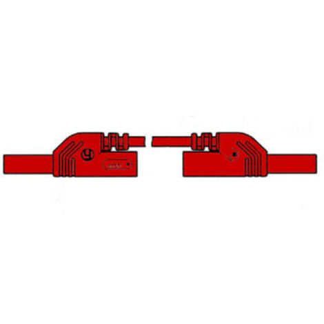 Cavo di misura con contatto schermato 4mm 50cm / rosso (mlb-sh/ws 50/1) (1/3)
