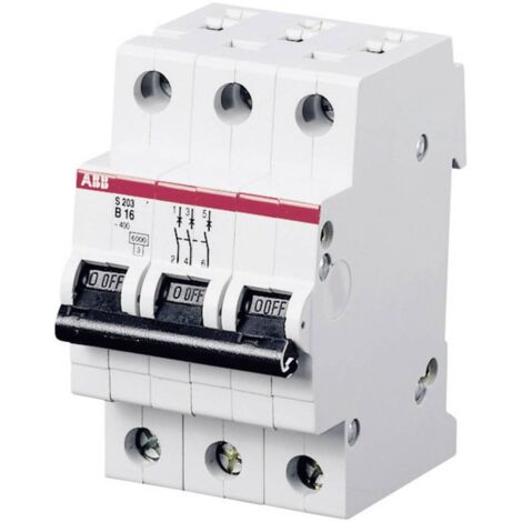 ABB 2CDS253001R0205 S203-B20 Interruttore magnetotermico 3 poli 20 A (1/3)