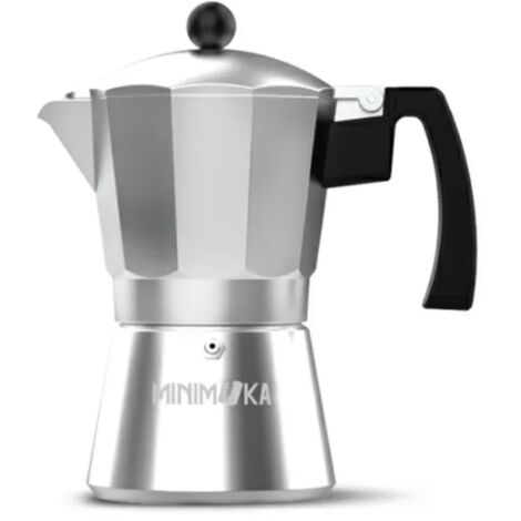 Caffettiera Italiana Taurus KCP9006 6T Argentato Acciaio inossidabile Alluminio 6 Tazze (1/3)