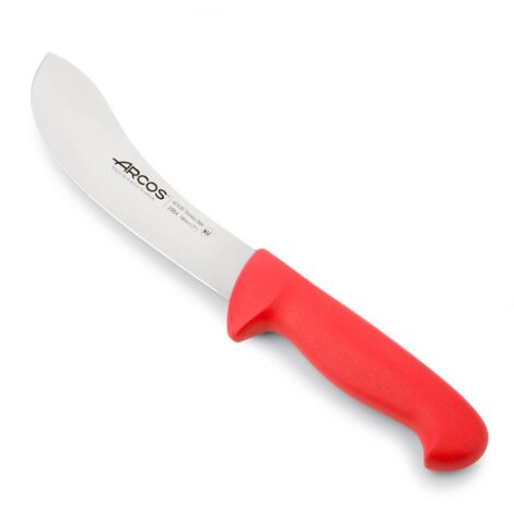 Skinning coltello Arcos Colore - Prof. 295422 in acciaio inox Nitrum e mango ergonomico rosso Polipropilene e 19 lama cm.