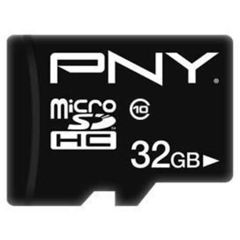 PNY Performance Plus MicroSDHC 32 GB Classe 10 Nero - Scheda di Memoria (1/2)