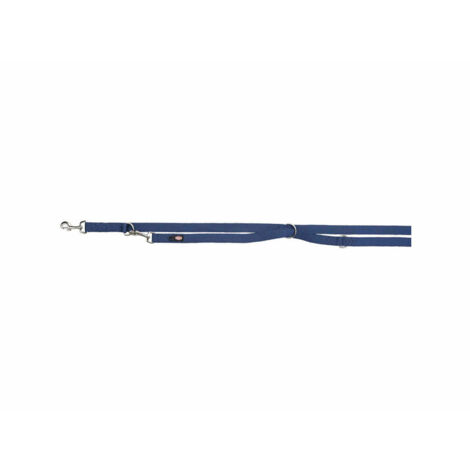 Premium guinzaglio addestramento doppio: XS-S: 2m/15mm denim