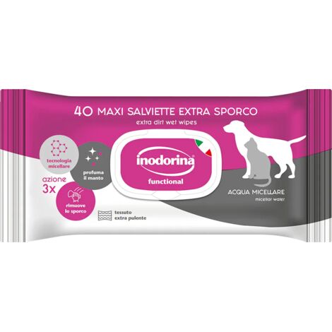 Inodorina Refresh Sensitive Salviette detergenti Acqua micellare