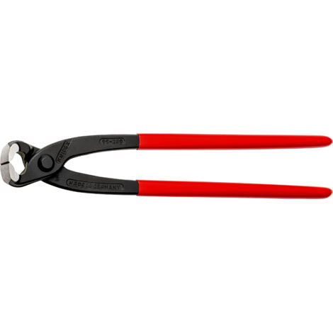 KNIPEX 99 01 280 Tenaglia (pinza per ferraioli e cementisti) rivestiti in resina sintetica atramentata nera 280 mm