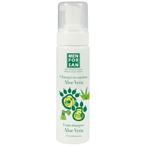Shampoo in schiuma menforsan con aloe vera per roditori e furetti
