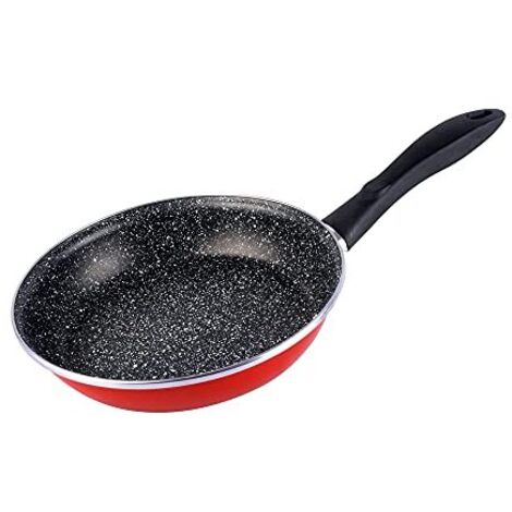 Padella magefesa k2 rosso 20 acciaio inox antiaderente effetto pietra tutti i tipi di cucine lavabile in lavastoviglie (1/4)