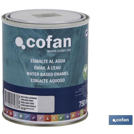 Smalto all'Acqua (750 Ml) Grigio Perla Satinato