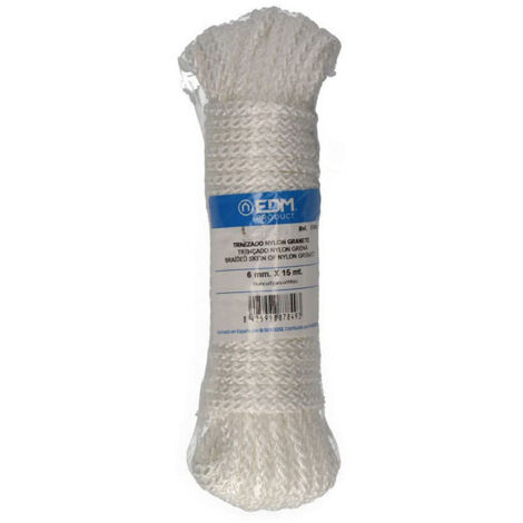 Matassa di Nylon Intrecciato EDM 15m Bianco Granato