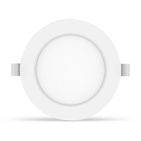 Faretto led slim da incasso 9W rotondo – Luce bianca fredda 6500K – Apertura 100 gradi – Copertura opaca antiriflesso – Aigostar (1/4)