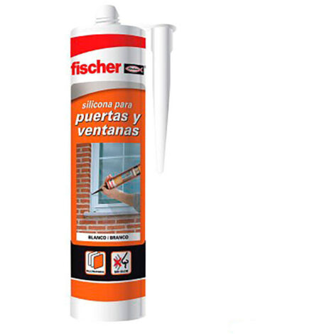 FISCHER Silicone Neutro per Porte e Finestre Trasparenti - 300ml 505445 (1/5)