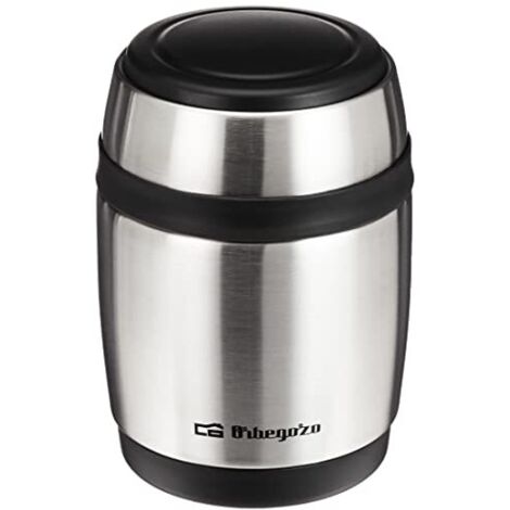 Orbegozo trsl 380 piccolo thermos anti-versamento - capacità 350ml - acciaio inox - mantiene la temperatura 12 ore - tazza termoisolata - design compatto e leggero (1/3)