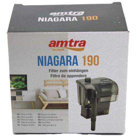 Filtro a zainetto Amtra Niagara 190 L/h 3W per acquari di acqua dolce o marina