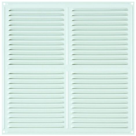 Brinox B70570D - Griglia di ventilazione 30 x 30 cm, colore: Bianco laccato