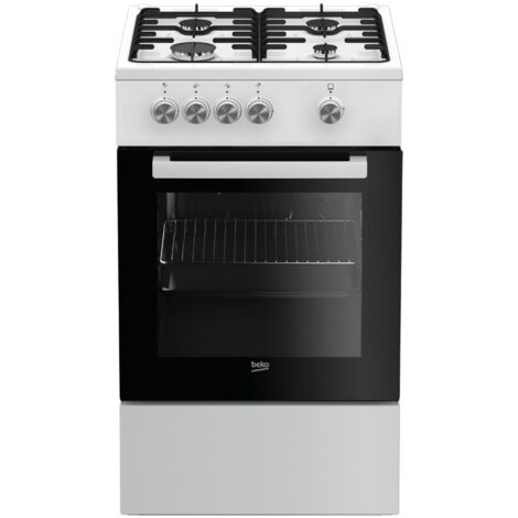 Fornello a gas 4 fuochi da 68 l bianco - FSG52000DWC - beko (1/5)