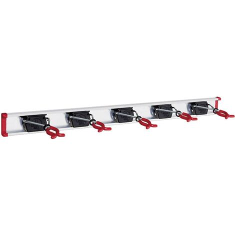 Guida per utensili, lunghezza 750 mm, supporto 5 in alluminio