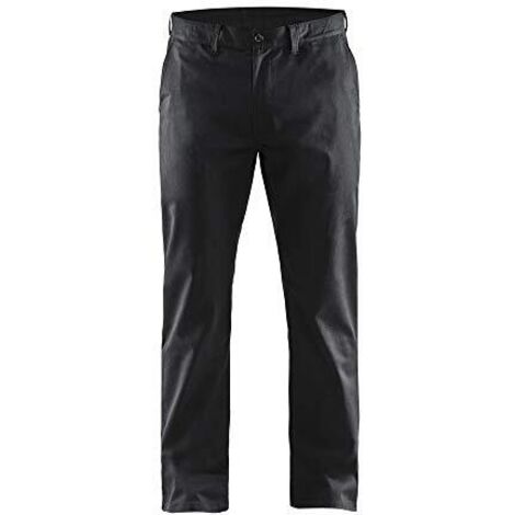 Pantaloni da lavoro chino stretch 2D 1465 - Nero L - FR(46) - SE(C52) - Corti (1/3)