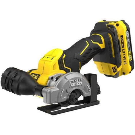 Mini Seghe Circolari - STANLEY FATMAX V20 - SFMCM300D2-QW - 75 mm Brushless - Litio 18V - 2 Batterie 2Ah (1/5)