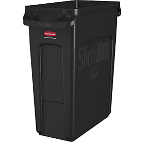 Rubbermaid Cestino SLIM JIM® capacità 87 l con canali di (1/4)