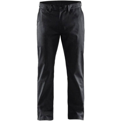 Pantaloni da lavoro chino stretch 2D 1465 - Nero 3XL - FR(54) - SE(C60) - Standard (1/4)
