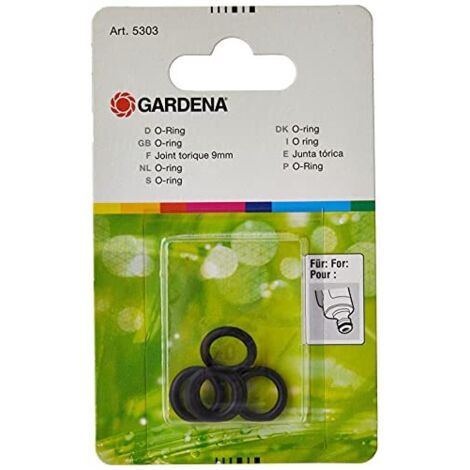 Gardena O-Ring: Anello di guarnizione per punti di raccordo come ad es. docce o irrigatori (5303-20) (1/4)
