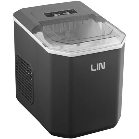 Macchina per il Ghiaccio Lin ICE-G9 Grigio da 112 W e 2,2 litri, Ideale per Uso Domestico e Commerciale (1/5)