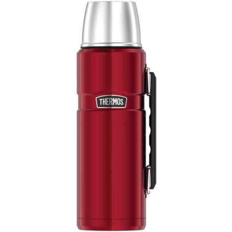 Thermos, Bottiglia Isolante Stainless King, in Acciaio Inox Satinato, capacità 0,47 l, codice Prodotto 4003.205.047, Rosso, 4003.248.120 (1/5)