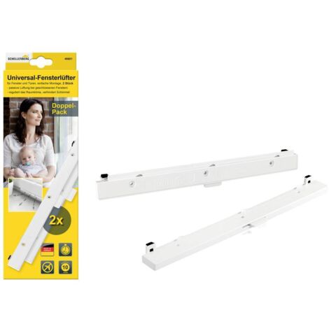 Kit di Ventilazione Schellenberg 46601 per Finestra Bianco