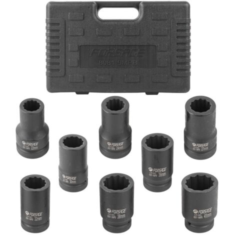 Set di bussole a impatto da 1"" a 12 punte 22-41 mm (1/5)