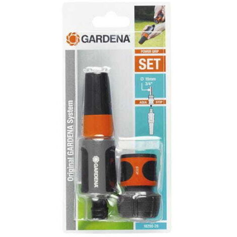 GARDENA Set Lancia Classic + raccordo acqua-stop per tubo da 19mm (3/4") (18290-26) (1/2)