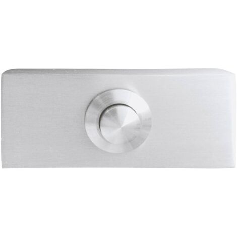 Heidemann 70405 Tasto per campanello 1 parte Nickel 24 V/1 A